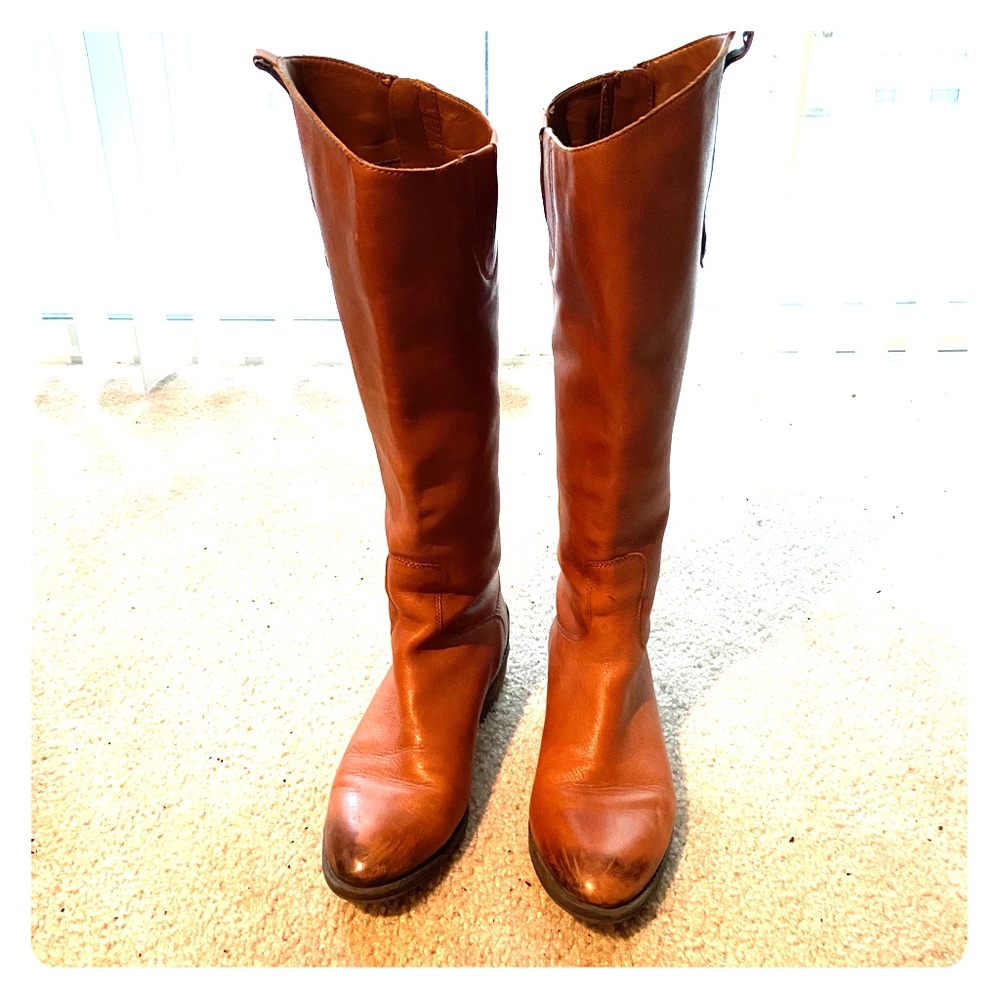 Brown Sam Edelman Knee High Leather Boots